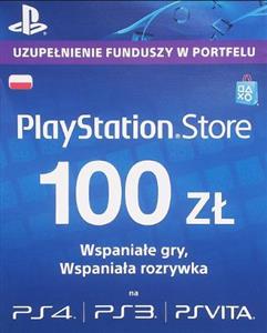 گیفت کارت 100 دلاری پلی‌استیشن PlayStation 100 Dollars Gift Card