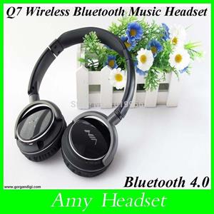 هدفون    مشکی NIA Bluetooth Stereo Headset Q7