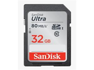 کارت حافظه الترا سن دیسک 32 گیگا بایت همراه با آداپتور SanDisk Ultra microSDHC 32GB UHS-I Class 10 - 80MBps 533X With Adapter