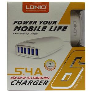 شارژر شش پورته 5.4 آمپر ال دی نیو