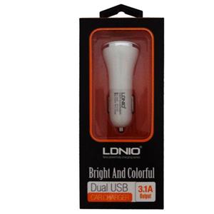 شارژر فندکی ال دی نیو 3.1 آمپر LDNIO Car Charger 3.1 A