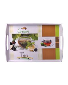 سینی 33x22 سانتی طرح چای سبز Mahrooz 