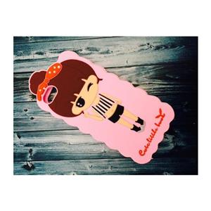قاب ژله ای عروسکی Cute Girl برای Apple iphone 5/5s 