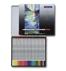 مداد آبرنگی 24 رنگ استدلر مدل Karat Staedtler Karat 24 Watercolor Pencil