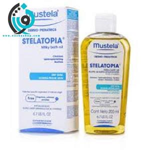 روغن حمام شیری استلاتوپیا موستلا Mustela Stelatopia Milky Bath Oil 