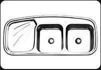 سینک ایلیا استیل مدل2029