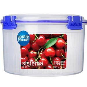 ظرف نگهدارنده سیستما مدل Bonus Strainer Sistema Bonus Strainer Container Dish
