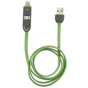 کابل تبدیل USB به لایتنینگ و microUSB تسکو به طول 1 متر TSCO  2 In 1 USB Cable 1m