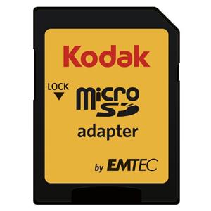 کارت حافظه microSDXC امتک کداک کلاس 10 استاندارد UHS-I U1 سرعت 85MBps 580X به همراه آداپتور SD ظرفیت 64 گیگابایت Emtec Kodak UHS-I U1 Class 10 85MBps 580X microSDXC With Adapter - 64GB