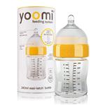 ست شیشه شیر طلقی 240میل یومی گرم کننده و محافظ  Yoomi