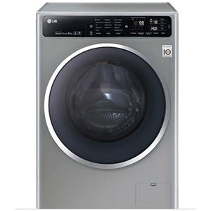 ماشین لباسشویی 10کیلویی نقره ای ال جی مدل  WM-L1050ST  LG WM-L1050ST Washing Machine