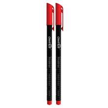 روان نویس Owner با نوک 0.4 قرمز - بسته دوتایی Owner Black Body 0.4 Red Fineliner - Pack of 2