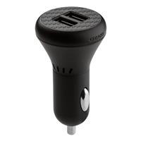 شارژر فندکی اوزاکی OT281 دارای 2 خروجی - مشکی کربنی Car Charger Ozaki O!tool Dual Car Charger OT281CBK - Carbon Black