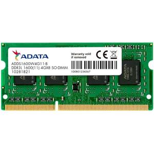 رم لپ تاپ ای دیتا پریمیر پرو 4 گیگابایت فرکانس 1600 مگاهرتز ADATA Premier Pro PC3L 12800S 4GB DDR3L 1600MHz Laptop Memory 