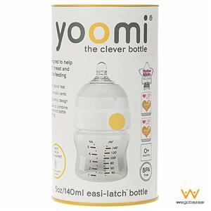 شیشه شیر یومی مدل Y15b 5Oz ظرفیت 140 میلی لیتر Yoomi Y15b 5Oz Baby Bottle 140 ml