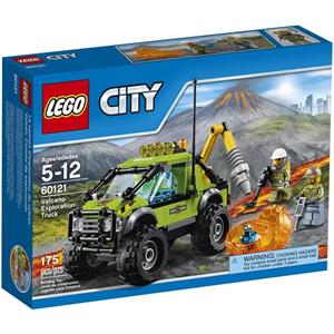 لگو سری City مدل Volcano Exploration Truck 60121 City Volcano Exploration Truck 60121 Lego