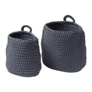 سبد ایکیا مدل Nordrana بسته دو عددی Ikea Nordrana Storage Basket 2 Pcs