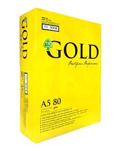 کاغذ گلد Gold سایز A5  GOLD 80gr Paper Size A5 Pack of 500