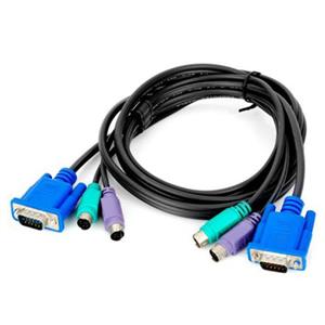 کابل کی وی ام سوئیچ دی لینک مدل 402 D-Link KVM-402 4 in 1 PS2-USB 3M KVM Cable