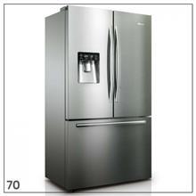 ساید بای ساید هایسنس مدل 70 سیلور Hisense 70 Refrigerator