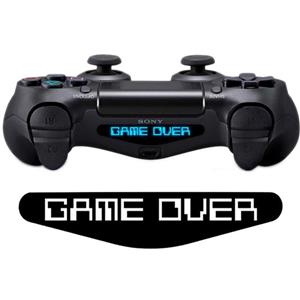 برچسب دوال شاک 4 ونسونی طرح Game Over Wensoni Game Over DualShock 4 Lightbar Sticker