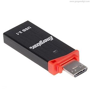 فلش مموری انرجایزر مدل Ultimate OTG USB 3.0 ظرفیت 64 گیگابایت Energizer Ultimate OTG USB 3.0 Flash Memory - 64GB