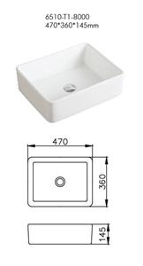 سنگ روشویی مدل 6510-T1-8000 