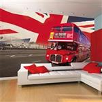 کاغذ دیواری 1wall سری Giant Mural مدل London Red Bus