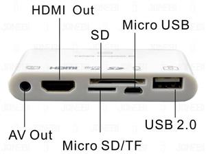 کانکتور آیپد HDMI & AV Connection Kit 6 in 1 