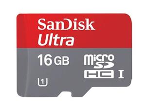 رم میکرو اس‌دی 16 گیگابایت SanDisk Class 10 