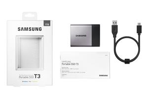 حافظه SSD اکسترنال سامسونگ مدل T3 ظرفیت 1 ترابایت Samsung T3 External SSD - 1TB