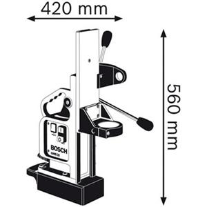 پایه دریل مگنتی GMB32 بوش 