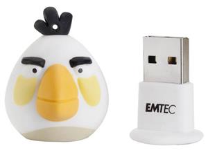 فلش مموری  Emtec Angry Birds White 8GB 