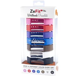 پک 7 عددی بند مچ‌بند هوشمند مای کرونوز مدل ZeFit2 Pulse X7 Classic Mykronoz ZeFit2 Pulse X7 Classic Pack Wristbands Bracelets