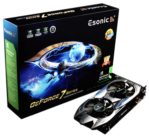 کارت گرافیک ای سونیک مدل جی تی ایکس 750 با حافظه 2 گیگابایت Esonic GTX750 2GD5 128Bit