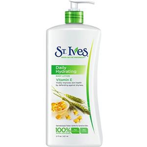 لوسیون بدن اب رسان و مرطوب کننده ویتامین ای St.ives daily hydrating vitamin E body lotion 