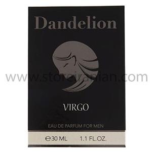 عطر جیبی مردانه دندلیون مدل Virgo حجم 30 میلی لیتر Dandelion Virgo Eau De Parfum for Men 30ml