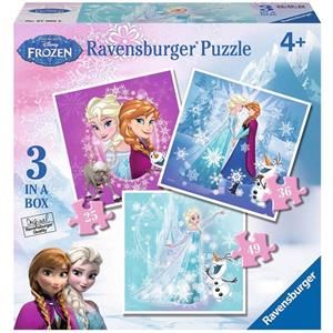 پازل110تکه راونزبرگر مدل Disney Frozen Winter Magic Ravensburger Disney Frozen Winter Magic 110 Pcs Puzzle