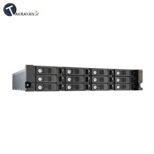 ذخیره ساز تحت شبکه کیونپ مدل  TVS-1271U-RP دوازده سینی فاقد هارددیسک QNAP  TVS-1271U-RP NAS - 12Bay Dsikless