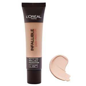 کرم پودر اینفالیبل 24 ساعته مات لورآل شماره 12  Loreal Infaillible 24h Matte foundation