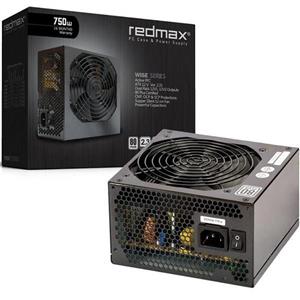 پاور کامپیوتر رد مکس سری پرو وایز اکتیو با توان 750 وات Computer Power Supply Redmax Pro Wise Series 80Plus Active PFC 750W