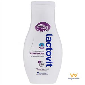 شیر بدن سفت کننده لاکتویت مدل Reafirmante حجم 400 میلی لیتر Lactovit  Reafirmante Body Milk 400ml