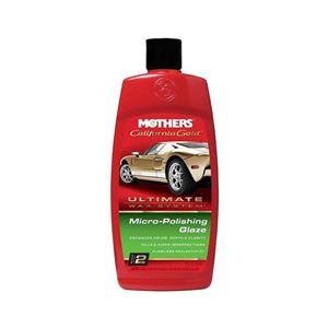 پولیش مایع نرم براق 2 خودرو مادرز مدل 8100 حجم 473 میلی لیتر Mothers 8100 Car California Gold Micro-Polishing Glaze 473mL