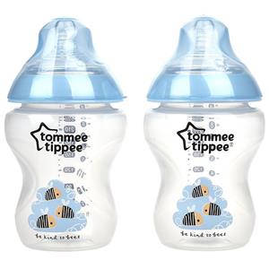 شیشه شیر تامی تیپی مدل 42252120B ظرفیت 260 میلی لیتر بسته دو عددی Tommee Tippee 42252120B Baby Bottle 260ml Pack of 2