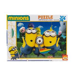 پازل 100 تکه کینگ مدل Minions K21006 King Minions K21006 100 Puzzle