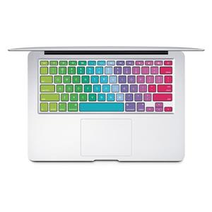 برچسب تزئینی کیبورد ونسونی مدل Colorful به همراه حروف فارسی مناسب برای مک بوک Wensoni Colorful Keyboard Sticker With Persian Label For MacBook