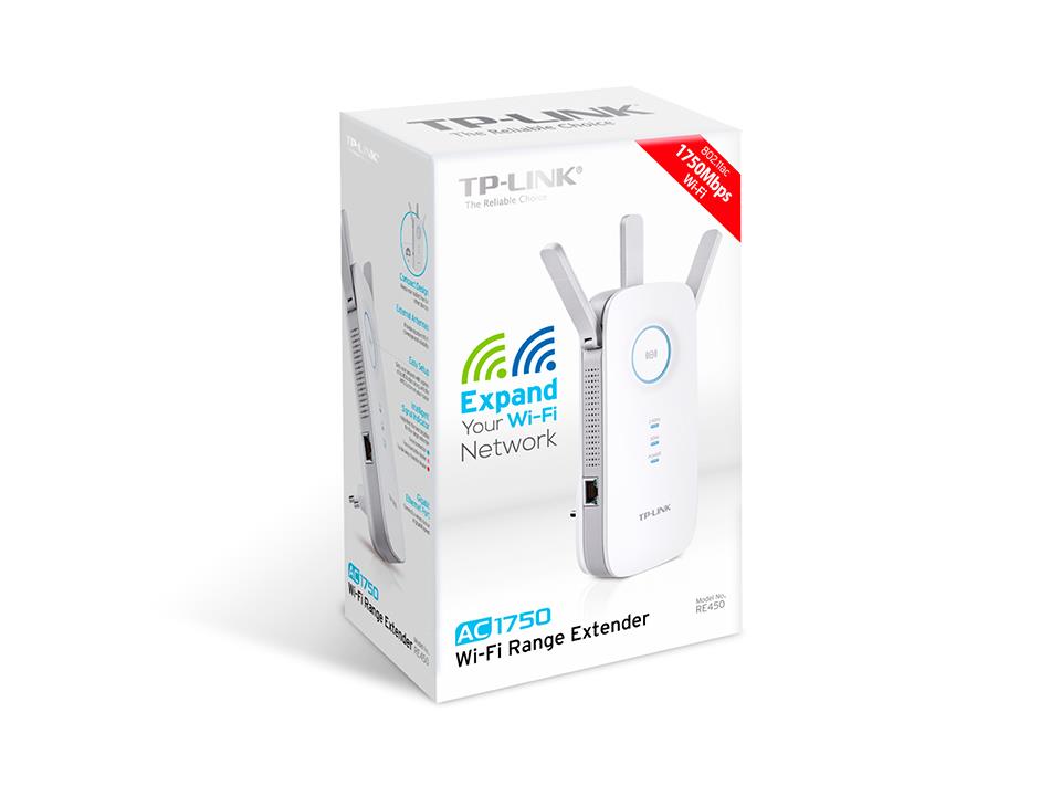 TP-LINK RE450 AC1750 Wireless Range Extender