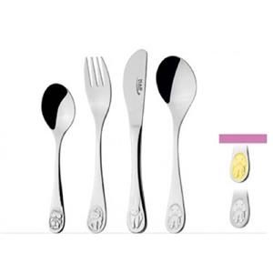 سرویس قاشق و چنگال 4 پارچه ناب استیل مدل Venice مات Nab Steel Venice Matt 4 Pieces Cutlery Set