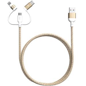 کابل تبدیل USB به لایتنینگ آدام المنتس مدل PeAK 120B به طول 1.2 متر Adam Elements PeAK 120B USB To Lightning Cable 1.2m