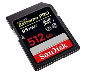 کارت حافظه SDXC سن دیسک مدل Extreme Pro کلاس 10 استاندارد UHS-I U3 سرعت 633X 95MBps ظرفیت 512 گیگابایت SanDisk Extreme Pro Class 10 UHS-I U3 633X 95MBps SDXC - 512GB